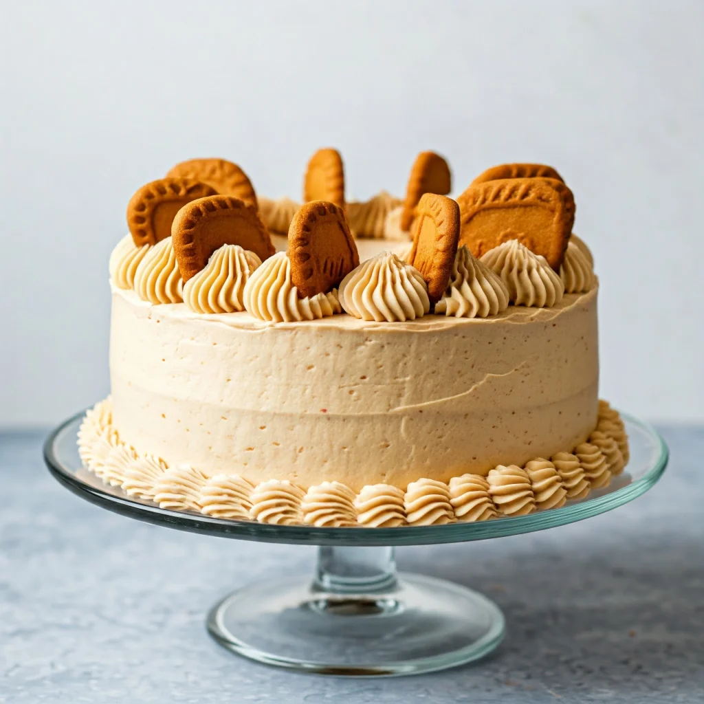 Lotus Biscoff Cake