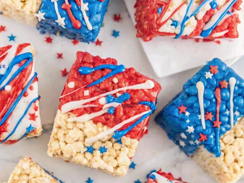 4th of July Rice Krispie Treats