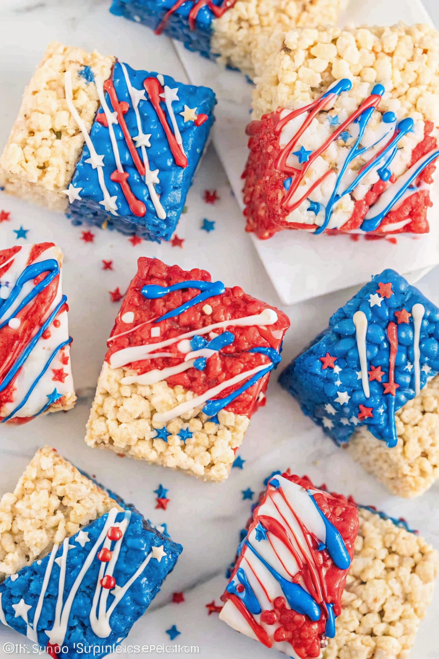 4th of July Rice Krispie Treats