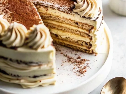 Tiramisu Layer Cake
