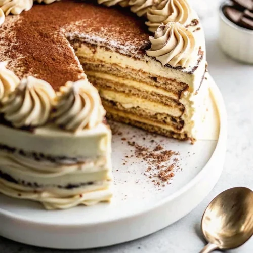 Tiramisu Layer Cake