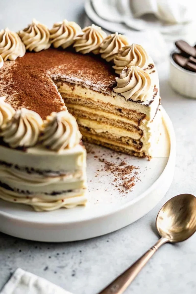 Tiramisu Layer Cake