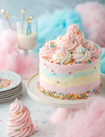 Cotton Candy Cake