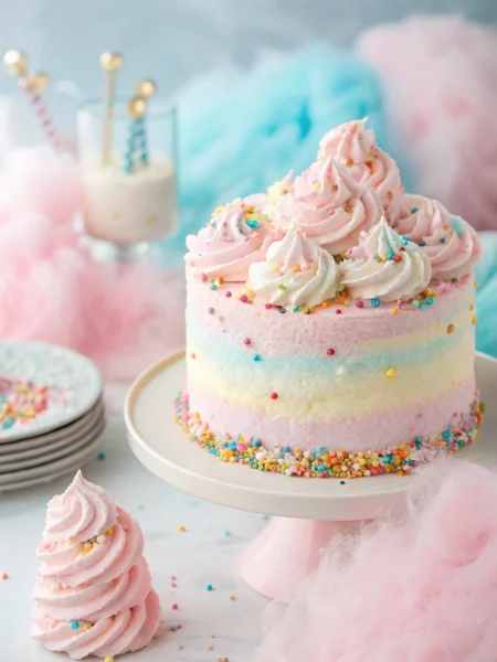 Cotton Candy Cake