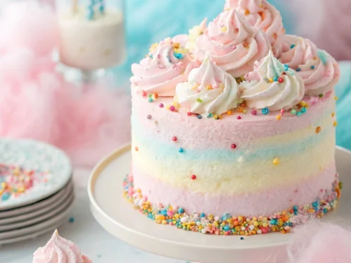 Cotton Candy Cake