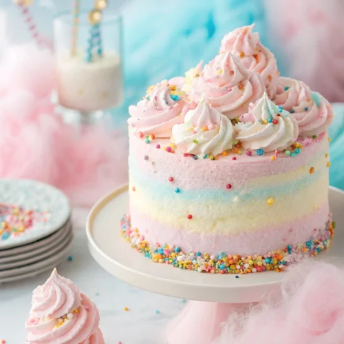Cotton Candy Cake
