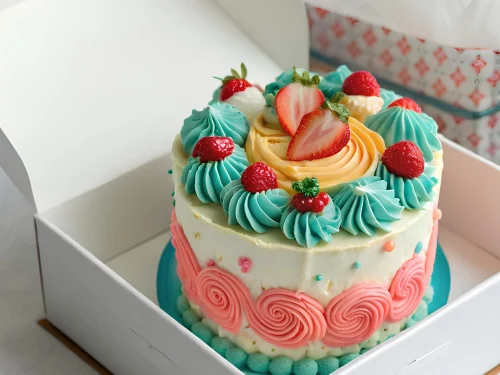 mini cake, Mini Chocolate Lunchbox Cakes