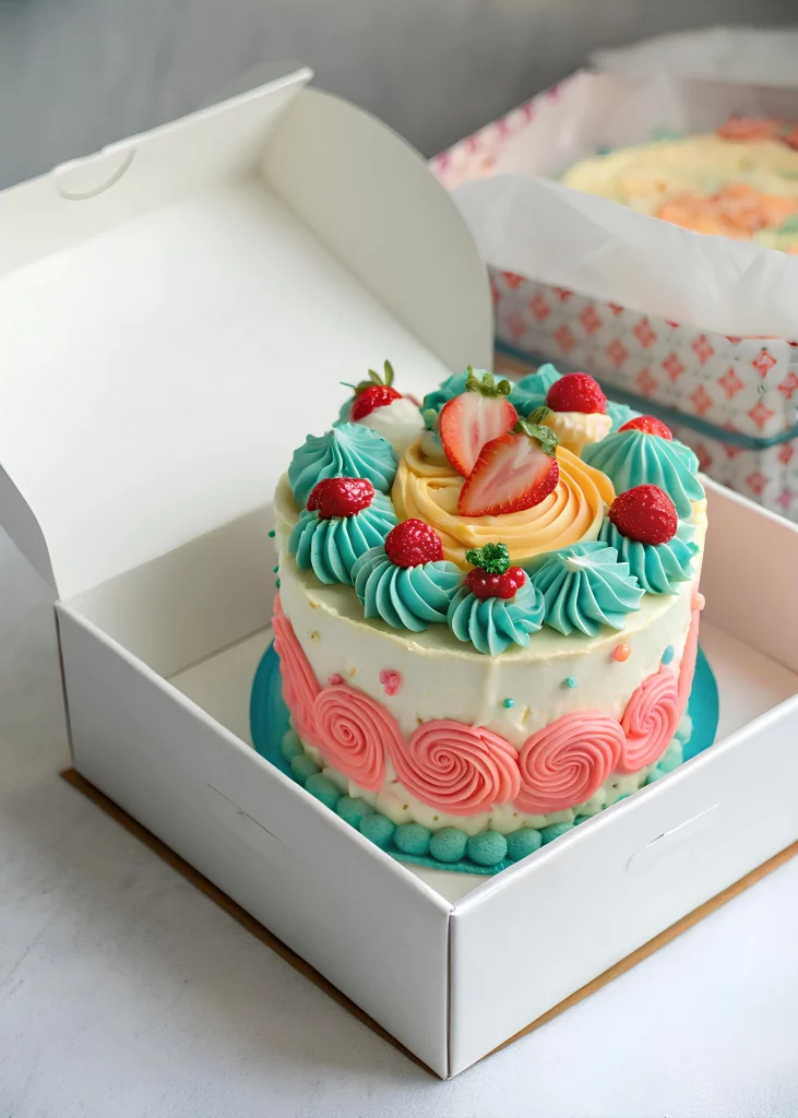 mini cake, Mini Chocolate Lunchbox Cakes