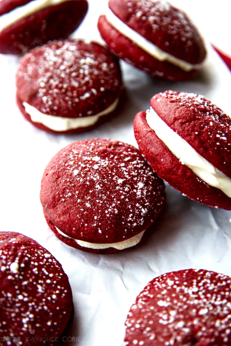 Red Velvet Whoopie Pies
