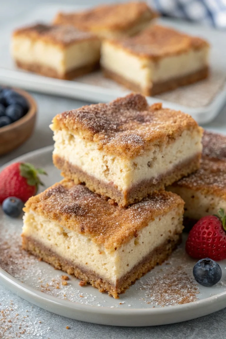 Snickerdoodle Cheesecake Bars