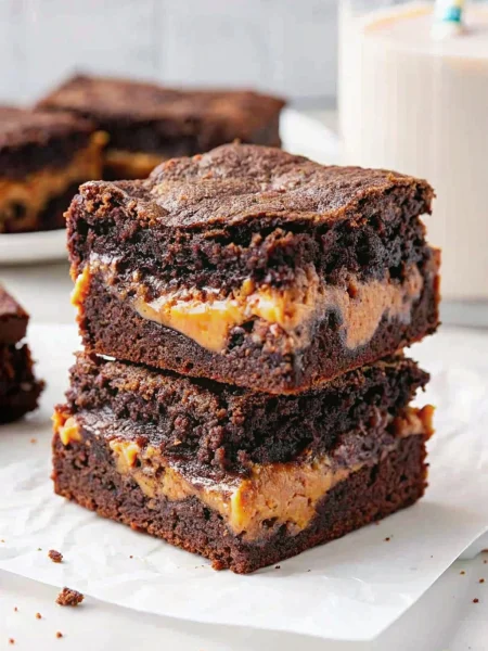 caramel brownies