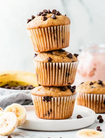 Chocolate Chip Banana Muffins