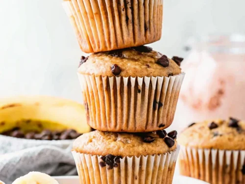 Chocolate Chip Banana Muffins