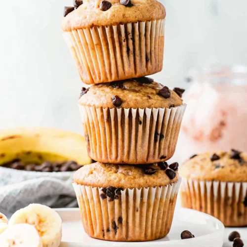 Chocolate Chip Banana Muffins