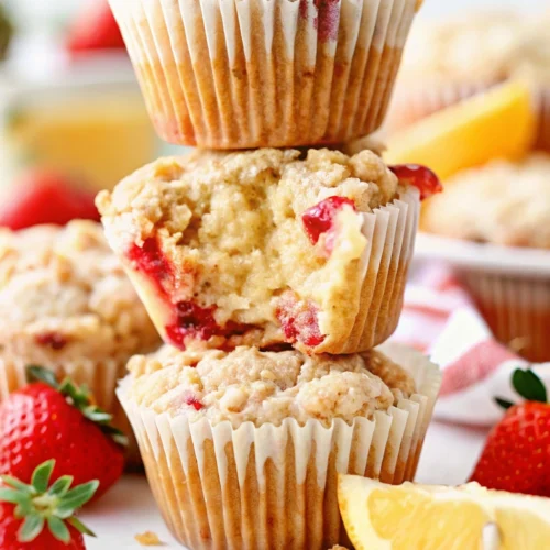strawberry muffin cheesecake