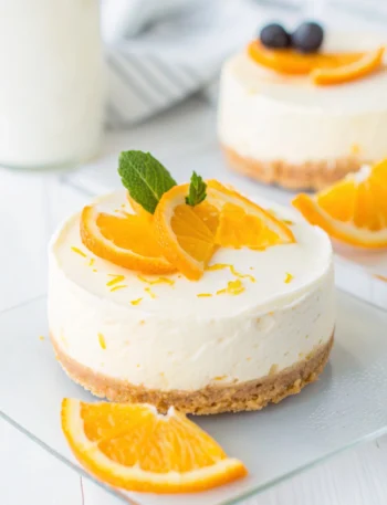 Mini Orange Cheesecakes