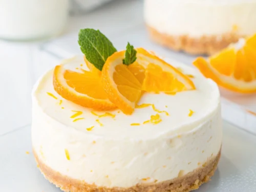Mini Orange Cheesecakes