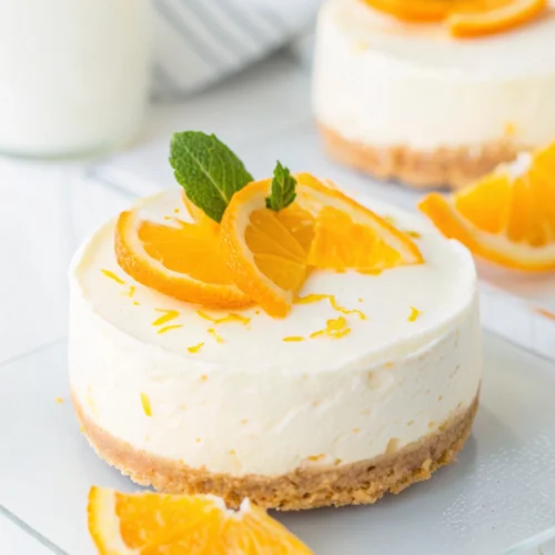 Mini Orange Cheesecakes