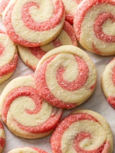 Strawberry Swirl cookies