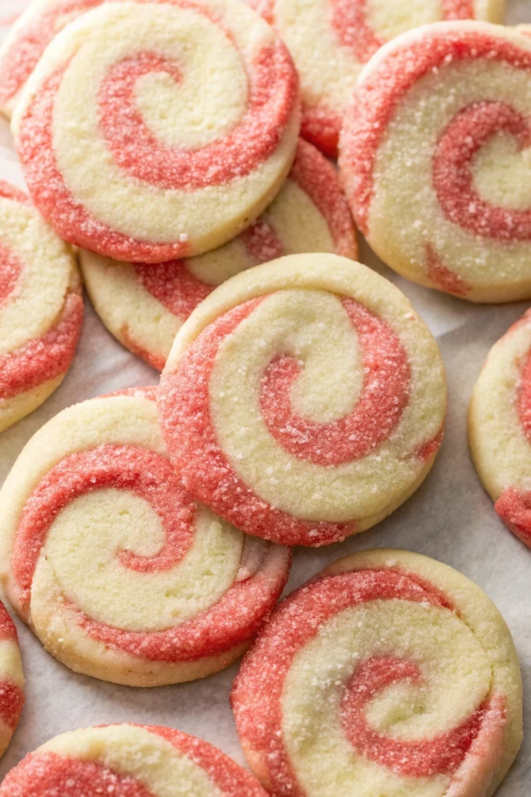 Strawberry Swirl cookies