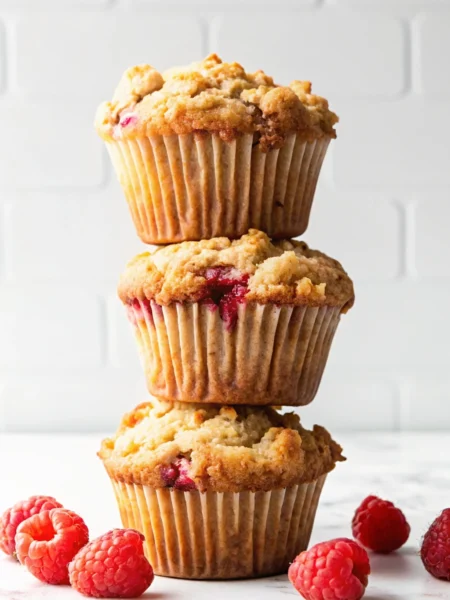 White Chocolate and Raspberry Muffins