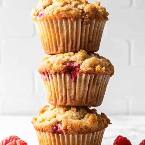 White Chocolate and Raspberry Muffins