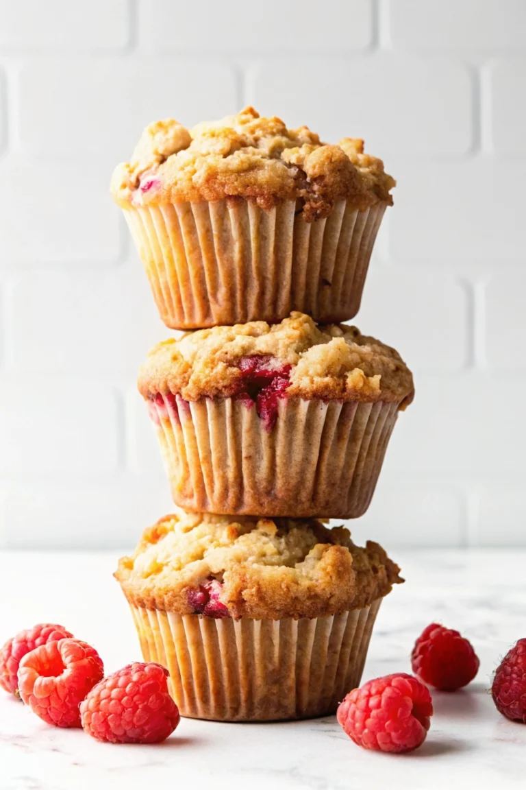 White Chocolate and Raspberry Muffins