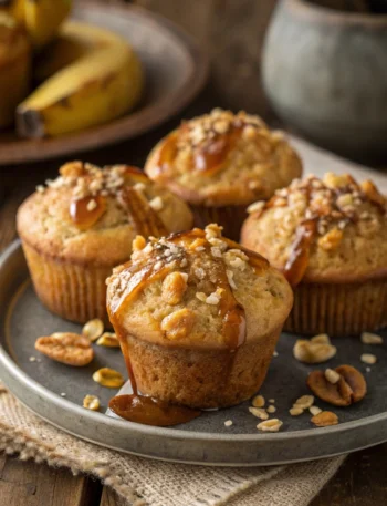 Banana Maple Sweetened Muffins