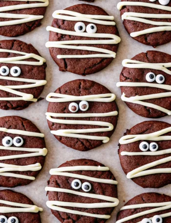Halloween Mummy Cookies