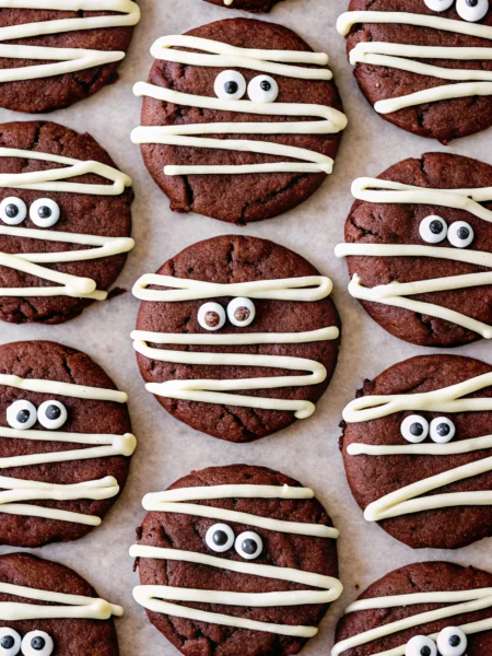 Halloween Mummy Cookies