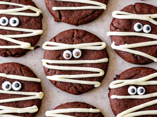 Halloween Mummy Cookies