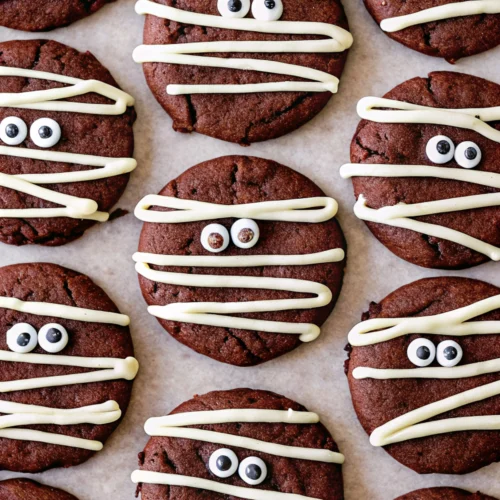 Halloween Mummy Cookies