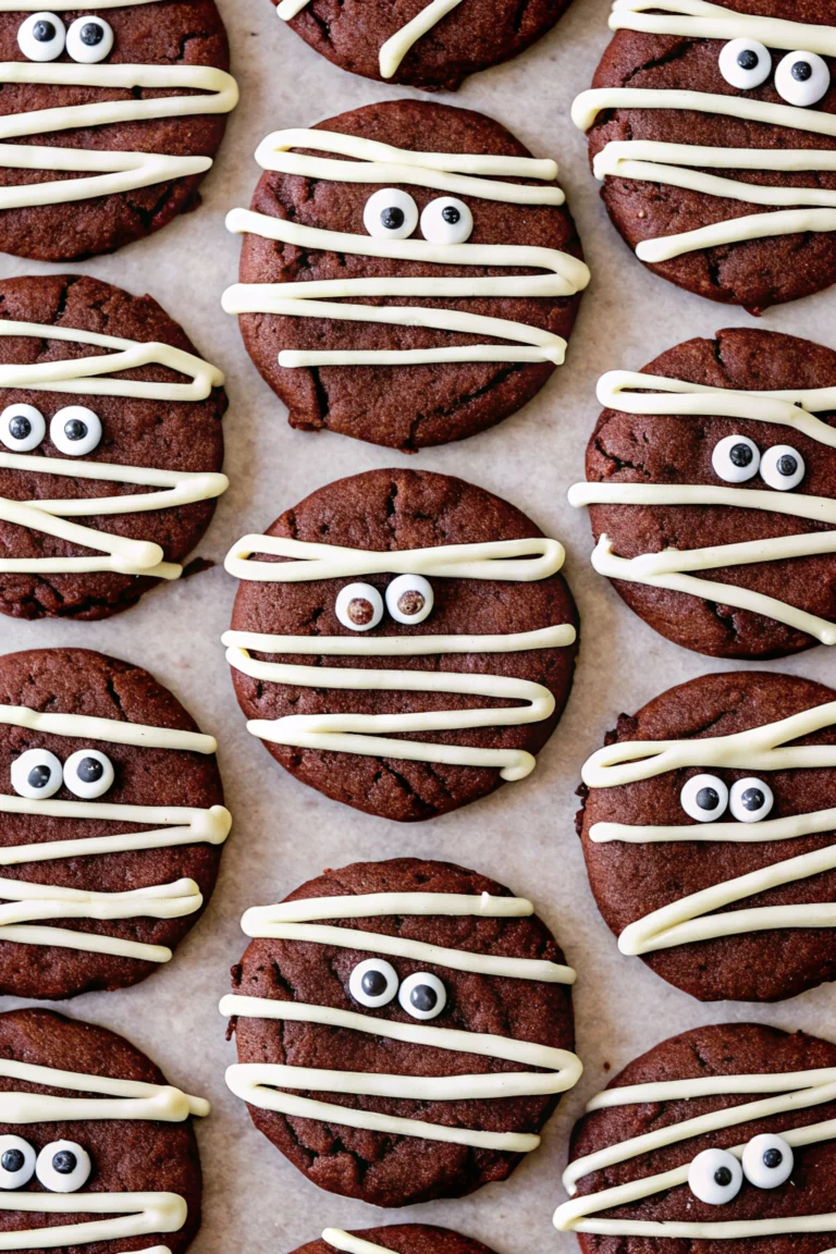 Halloween Mummy Cookies