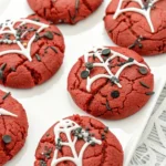 Red Velvet Spider Cookies