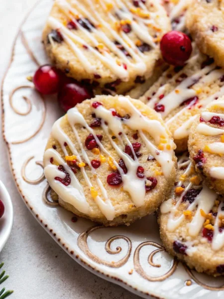 Christmas Cranberry Orange Cookies