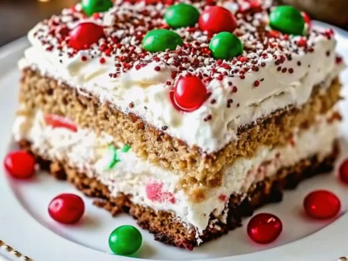 Christmas Cookie Lasagna