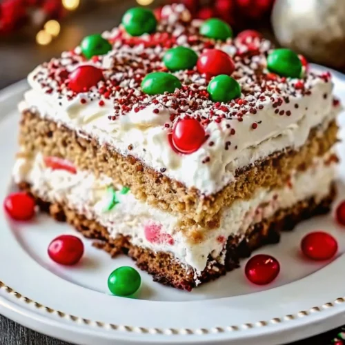 Christmas Cookie Lasagna