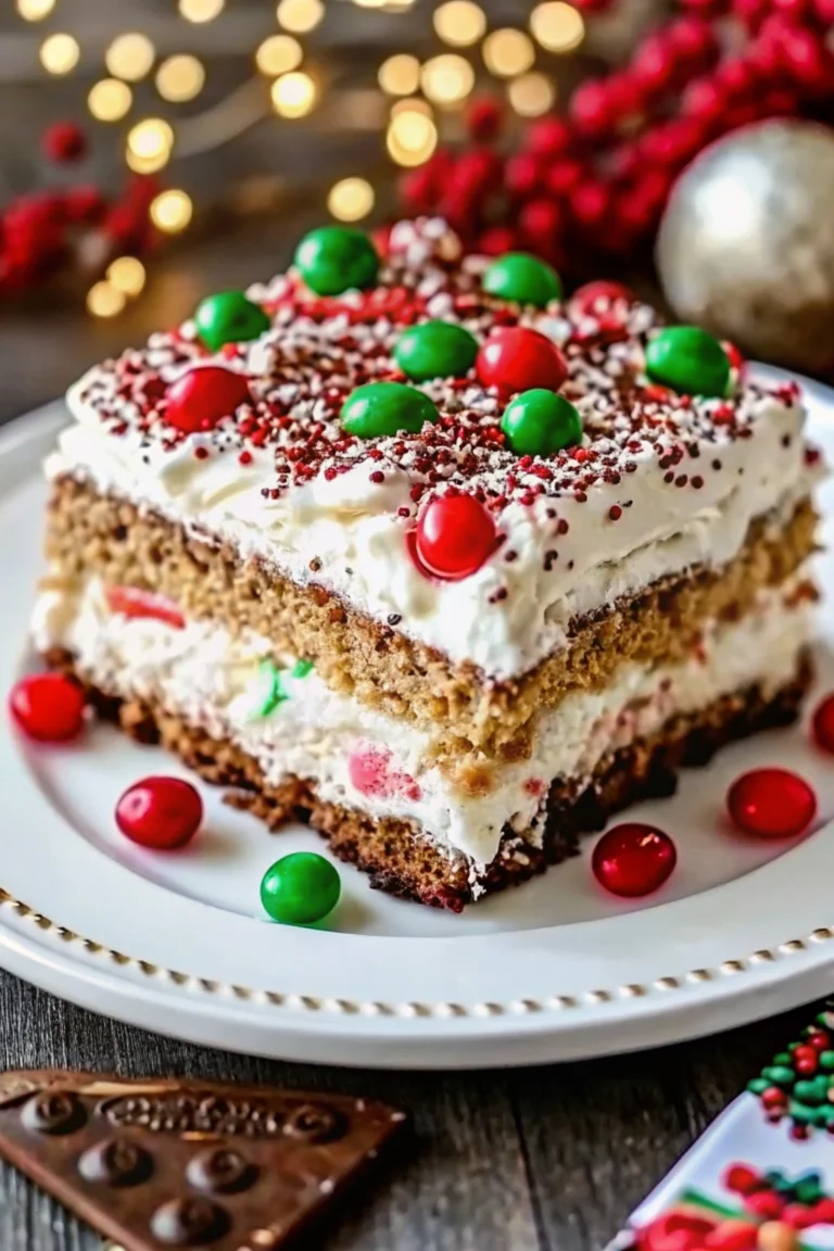 Christmas Cookie Lasagna