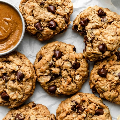 Peanut Butter Oatmeal Chocolate Chip Cookies
