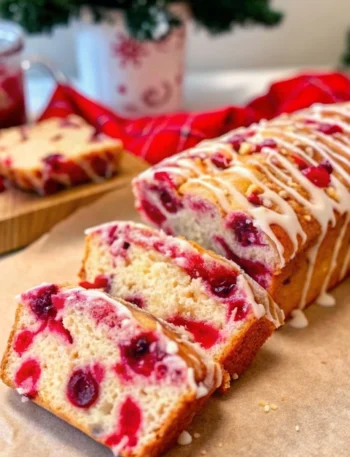 Cranberry Eggnog Bread