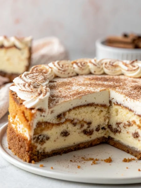 Cinnamon Swirl Cheesecake