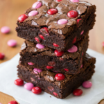 Valentine’s Day brownies