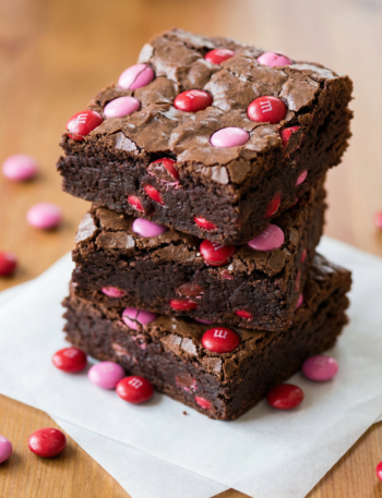 Valentine’s Day brownies