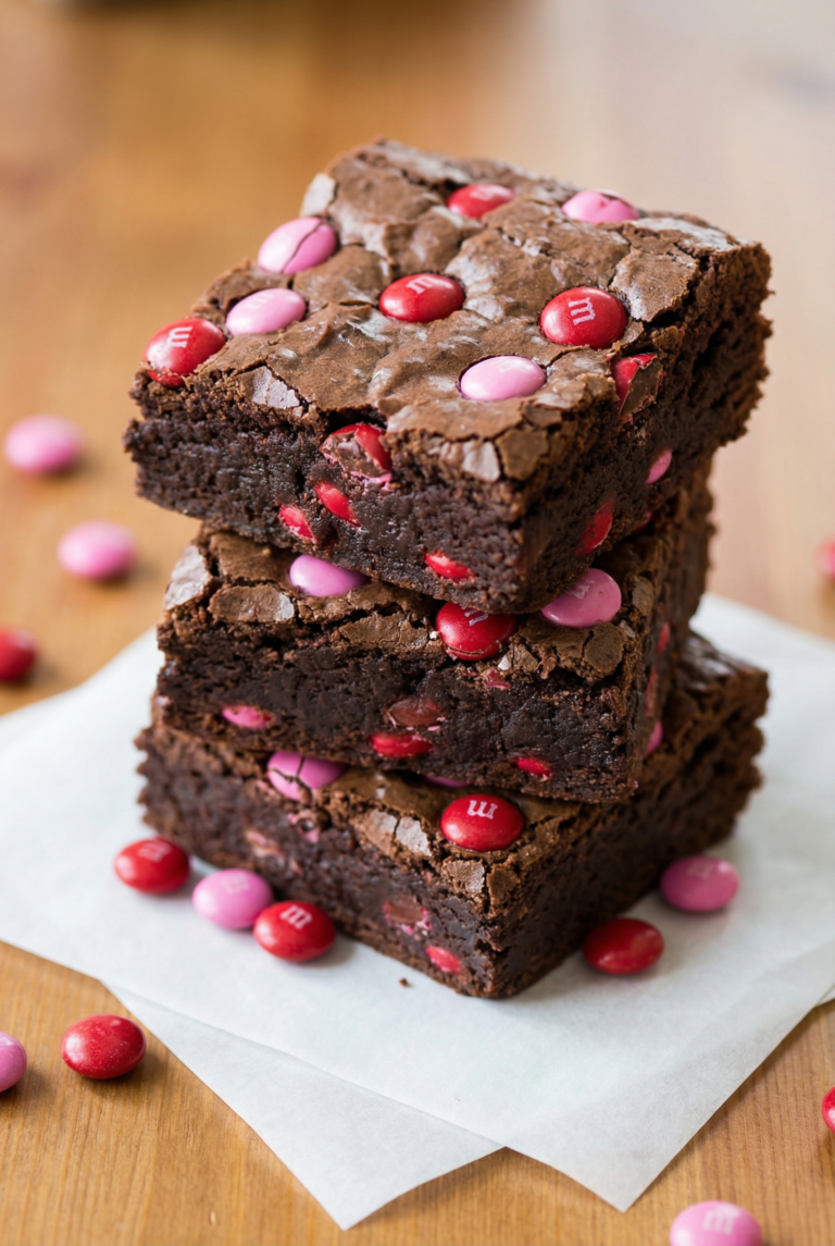 Valentine’s Day brownies