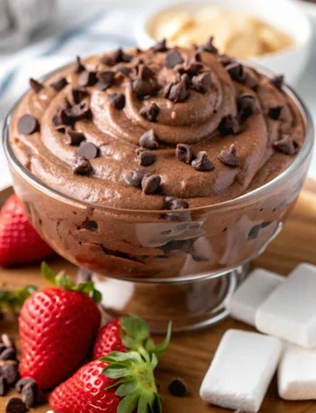 Brownie batter dip
