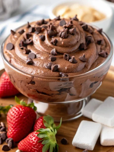 Brownie batter dip