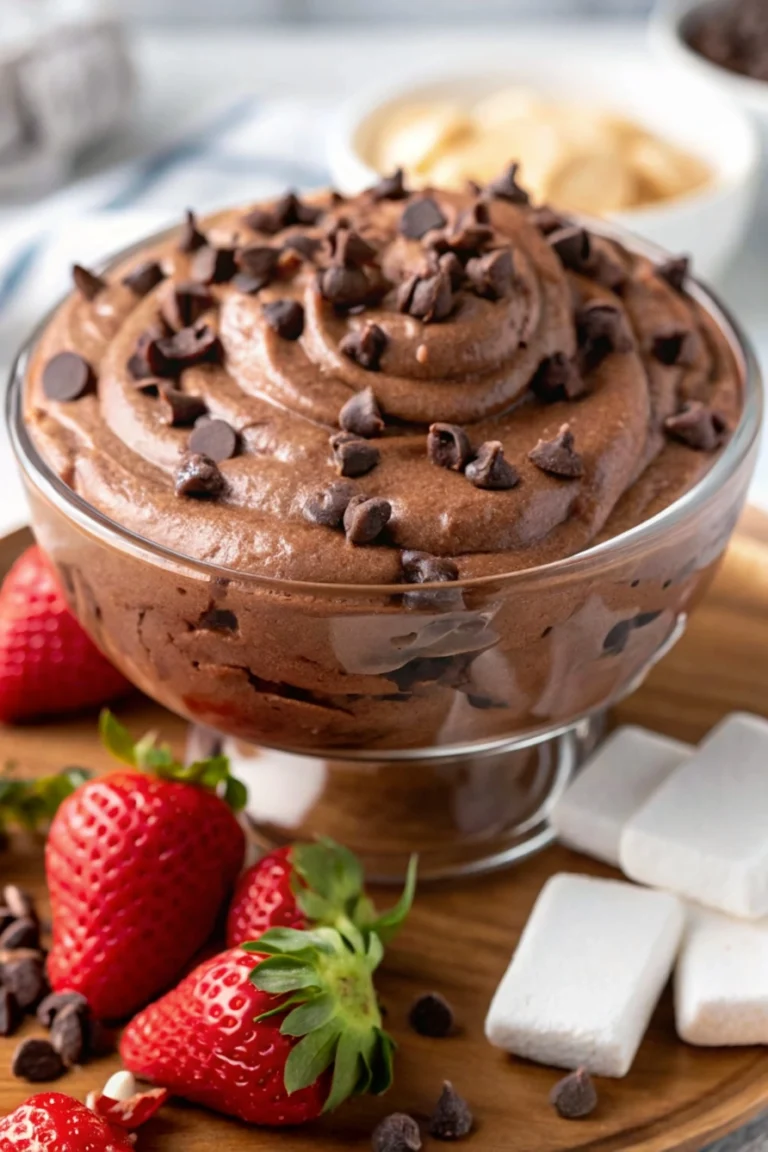 Brownie batter dip