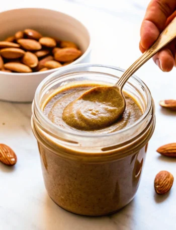 Homemade almond butter