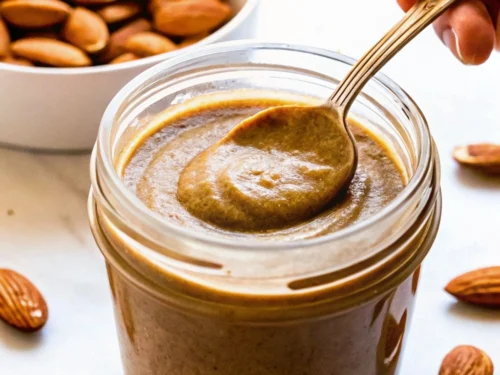 Homemade almond butter