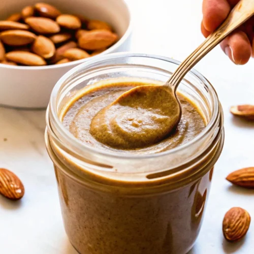 Homemade almond butter